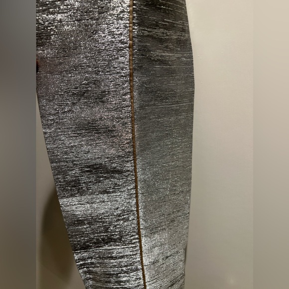 DOLCE & GABBANA METALLIC TROUSER PANT W/PIN STRIPE - EU size 40 - Picture 6 of 16